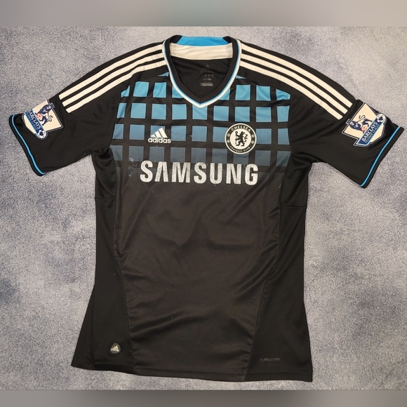 Chelsea Sturridge #23 Samsung Away Football Jersey Adidas Sport Shirt Sz Medium - Picture 2 of 16